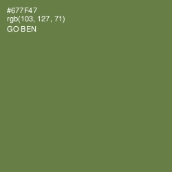#677F47 - Go Ben Color Image